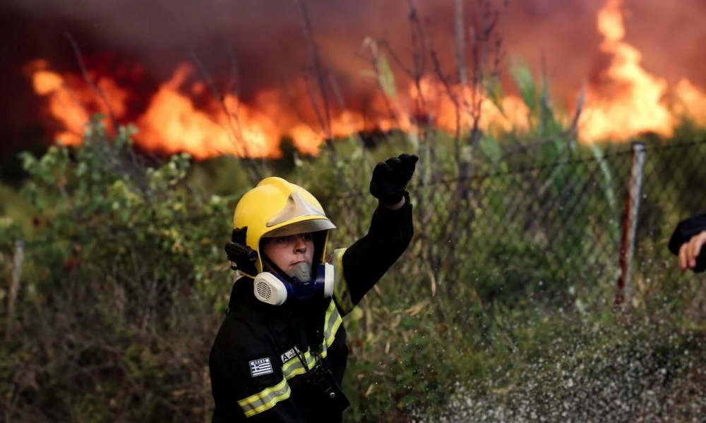 Βοιωτία: Μεγάλη φωτιά σε αποθήκη με ζωοτροφές – Δείτε πως σκέπασε την Αλίαρτο ένα σύννεφο καπνού